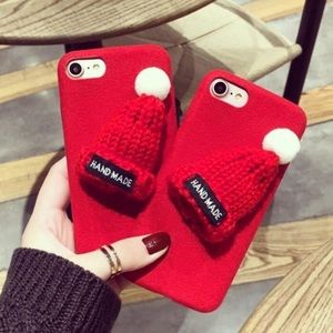 3D Plush Hat Iphone Case